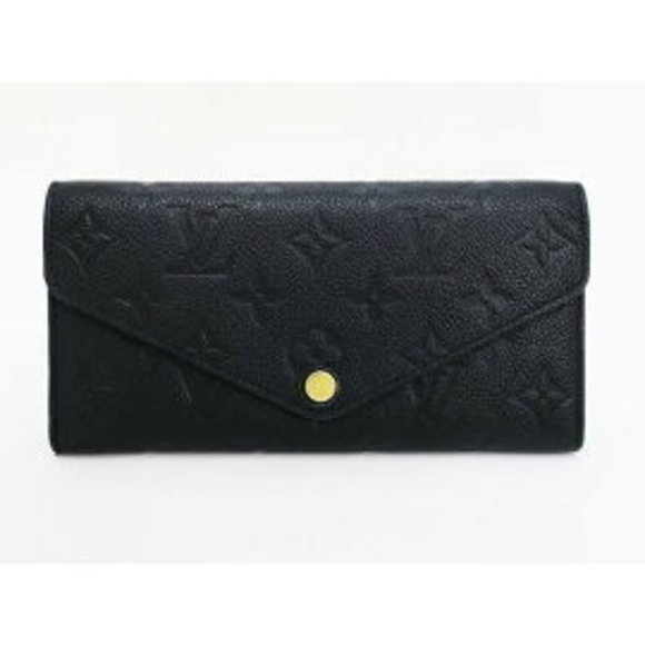 Louis Vuitton Josephine Portefeuille Wallet Empreinte Noir Black - Picture 1 of 3